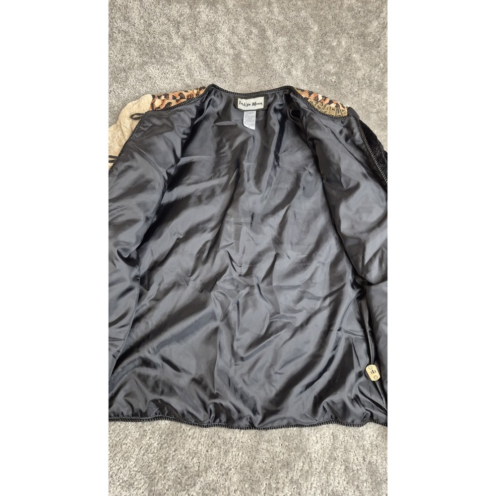 Indigo Moon Multicolor Patch Tapestry Jacket Blaz… - image 4